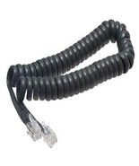 Vodavi Starplus 7ft Black Handset Cord Telephone Base Coil Curly Cord - £1.94 GBP