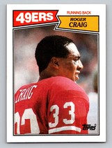 Roger Craig #113 1987 Topps San Francisco 49ers - £1.58 GBP