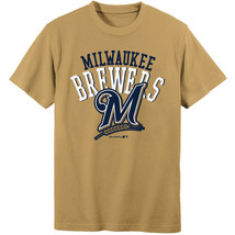 MLB Milwaukee Brewers Boys Short Sleeve T-Shirt Size XL or XXL NWT - £14.11 GBP
