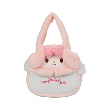 New Sanrio  Melody Underarm Bag Female Korean Version Fresh Kuromi Plush Handbag - £62.14 GBP