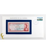 1980 Est Caraïbes Un Dollar En Billets de Banque Tout Nation Estampillé ... - $75.17 CAD