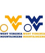 West Virginia Mountaineers Cornhole Board Vinyl Decals HIGH QUALITY! - $28.04