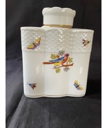 antique porcelain herend rothschild bird tea caddy. 6466 - £124.51 GBP