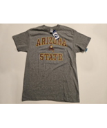 NWT&#39;S Arizona State University Gray Tee Shirt MED Sun Devils-New Agenda-... - $18.71