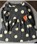 Wonder Nation Toddler Girls Black Polka Dot Long Sleeve Dress Size 2T - $17.62 CAD