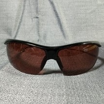 SunCloud Polarized Unisex Wrap Sunglasses, Black Frame, Brown Lens - READ - £10.95 GBP