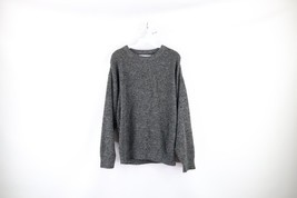 Vintage 70s Streetwear Womens Large Blank Ribbed Knit Crewneck Sweater G... - $33.62