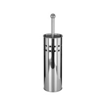 Premier Housewares Square Design Toilet Brush Holder, Stainless Steel  - £14.27 GBP