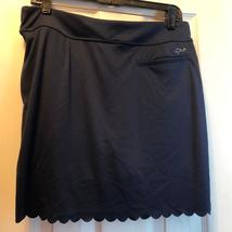 NWT Ladies GREG NORMAN Navy Blue Scalloped Bottom Golf Tennis Knit Skort  S M L image 2