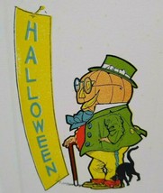 Halloween Postcard Dressed Goblin Man Cat Gibson Fantasy Anthropomorphic Unused - £98.96 GBP