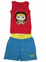 DC Comics Original Girl&#39;s Wonder Woman Pajama Shorts Set, Size 4-5 - $11.13