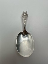 Hand Made Sterling Silver Big Bad Wolf Fairy Tale Kids Spoon Necklace Pendant - £47.48 GBP