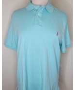 Polo by Ralph Lauren men&#39;s polo shirt, turquoise blue large - £9.34 GBP