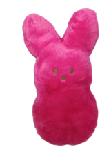 Marshmallow Peeps 15&quot; dark pink bunny rabbit Easter shaggy plush stuffed toy - £11.65 GBP