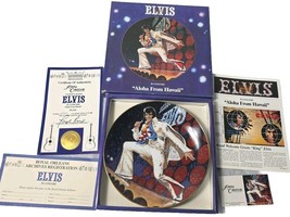 Elvis In Concert &quot;Aloha From Hawaii&quot;  Royal Orleans Plate With C.O.A. - $29.52 CAD