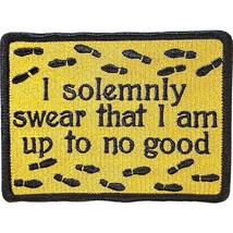 Harry Potter Up To No Good Patch Yellow - $10.98