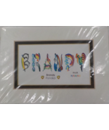 "BRANDY PANAKA" LETTER ART PRINT ARTIST MATTHEW MOK LONG FENG ZHI 5X7 OLIVE MATT - $9.99