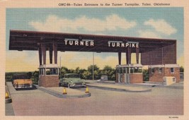 Turner Turnpike Tulsa Oklahoma OK Entrance Postcard A22 - $2.99