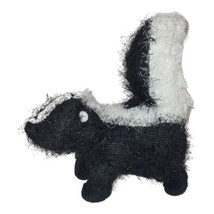 Ganz Webkinz SKUNK Plush Stuffed Animal Toy Fuzzy HM213 8&quot;  NO CODE - £6.34 GBP