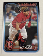 2024 Topps Series 1 #10 Josh Naylor - Cleveland Guardians Baseball Card - £1.49 GBP