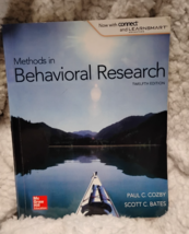 Methods in Behavioral Research (BB Psychology) Standalone Book - $4.46