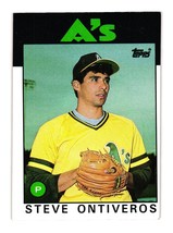 1986 Topps #507 Steve Ontiveros Oakland Athletics - £2.99 GBP