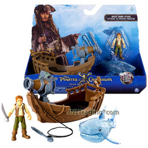 Pirates Of The Caribbean Dead Men Tell No Tales Playset Ghost Shark Attack - £32.47 GBP