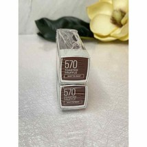 2x Maybelline Color Sensational Cream METALLIC Lipstick 570 Toasted Truffle NEW - £9.00 GBP