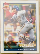 1991 GARY SHEFFIELD Topps trading cards (MINT) *Vintage* - €17,96 EUR