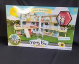 New Honey Bee Acres 15 inch Tall Buzzby Farmhouse Dollhouse Play Set 76 Pcs - $59.41