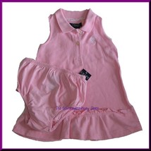 NWT Chaps Pink Butterfly Dress Bloomer Set Size 18 M - £9.47 GBP