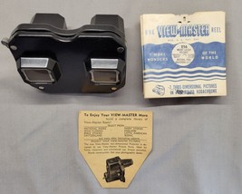 Vintage Sawyer Viewmaster with 10 Slides Reels Kodachrome St Moritz Miami Beach - £21.75 GBP