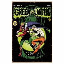 Green Lantern Comic Book Cover Heavy Gauge Metal Sign - £11.70 GBP