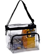 Clear Lunch Bag Durable PVC Plastic See Through Lunch Bag with Adjustabl... - £23.55 GBP