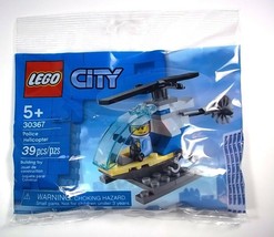 Lego City Police Helicopter polypack #30367 39 pcs NEW - $8.50