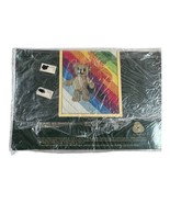 Sunset Needlepoint Me And My Shadow Teddy  Bear Rainbow Kit Fits Frame 5... - £18.39 GBP
