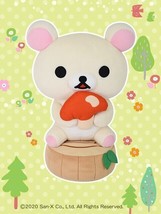 Korilakkuma &amp; Chirokoguma Plush Toreba Limited Prize Forest mushroom Plush BIG - £64.72 GBP