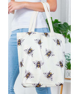 Bumble Bee Canvas Tote Bag Shopper Beach Gym Large Handbag Big Purse Diaper - €15,28 EUR