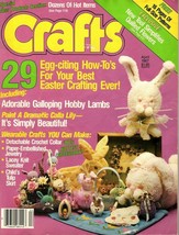Crafts Magazine April 1987 - Crochet, Cross Stitch, Jewelry, Easter Deco... - £4.54 GBP