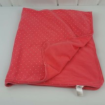 An item in the Baby category: NEW Carters Pink With Tiny White Hearts Print Baby Swaddle Receiving Blanket
