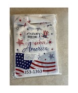 Merchants 100 Pcs God Bless America 10&#39; x 6.5&#39; Plastic Bags NEW - £9.38 GBP