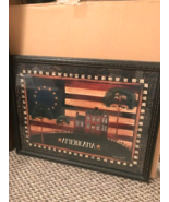 Country Americana large picture in frame - NICE - $1,010.37 MXN