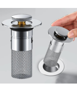 Set of 4 Pop-Up Bathroom Sink Stopper with Hair Catcher –Drain Strainer ... - €22,17 EUR