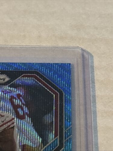 2020 Prizm Raheem Mostert #284 Blue Shimmer Parallel 186 Of 199 Dolphins Item image 5