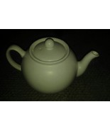 Pristine Made in England White Ceramic Tea Pot With Lid - £19.80 GBP