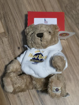 Vintage 2004 Hard Rock Cafe Herrington Teddy Bear Tampa w Hoodie sewn logo - $17.77