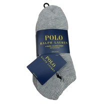 Polo Ralph Lauren Classic Sport Half Low Socks Men&#39;s Size 6-13 Gray (6-P... - $24.95