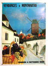 Grape harvest - Montmartre - Original Poster - Very Rare - 1986 - £133.99 GBP
