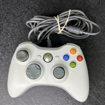 OEM Microsoft XBOX 360 &amp; Windows Wired White Controller Dongle Not Included - £11.28 GBP