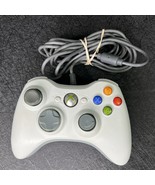 OEM Microsoft XBOX 360 &amp; Windows Wired White Controller Dongle Not Included - £11.50 GBP